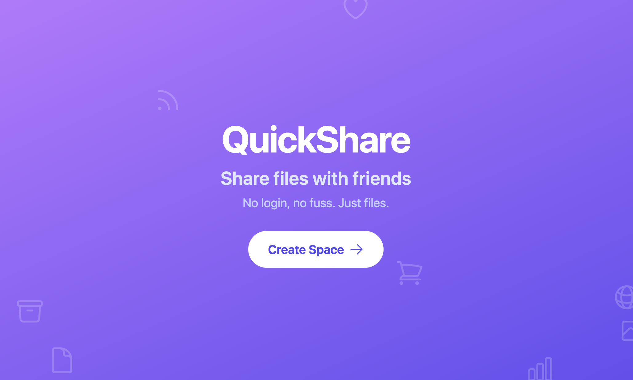 QuickShare: Demo application built with Wing